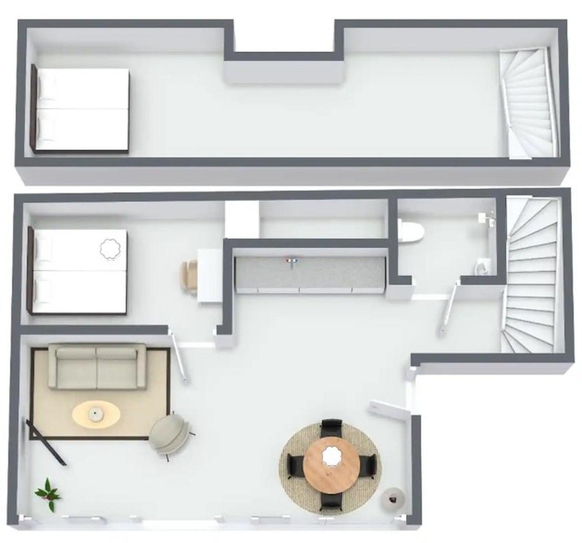 Unique 2 Bedroom Duplex W Exposed Beams In Cph Lejlighed *